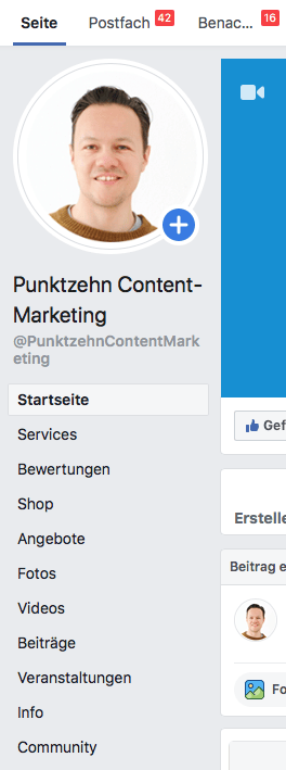 Facebook Shop erstellen Menü Facebook Shop erstellen Menü