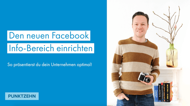 Facebook Info Bereich einrichten Facebook Info Bereich einrichten