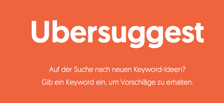 Ubersuggest Titel