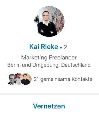 LinkedIn Kontakte zweiter Grad LinkedIn Kontakte zweiter Grad