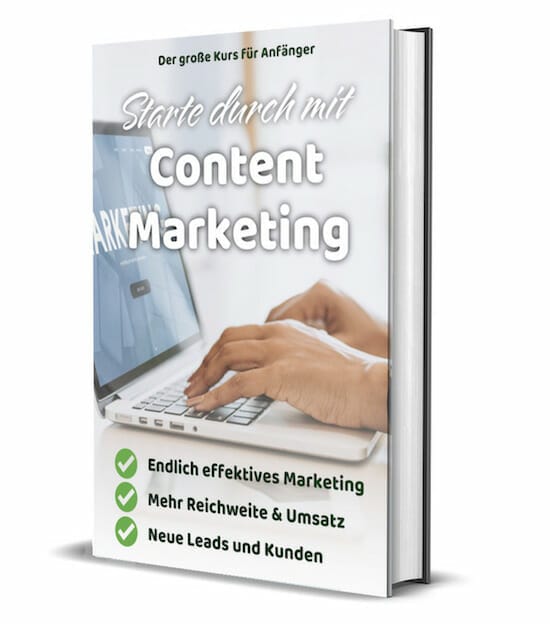 Mockup Content Marketing SEO Buch