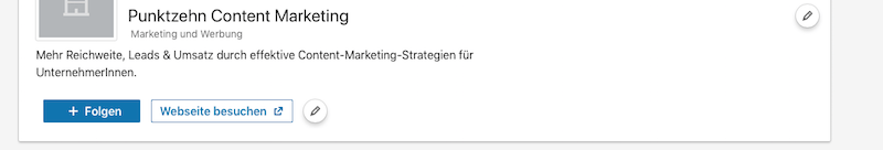 LinkedIn Updates Button Unternehmensseiten1 LinkedIn Updates Button Unternehmensseiten1