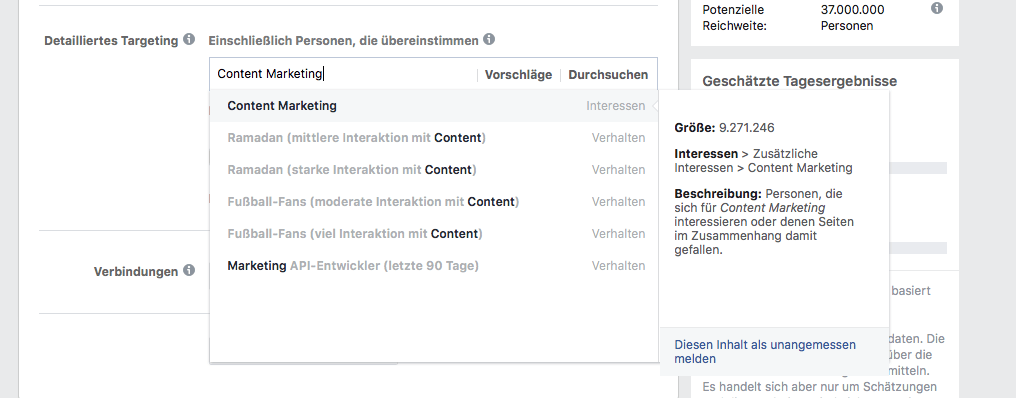 Facebook Veranstaltung Targeting Facebook Veranstaltung Targeting