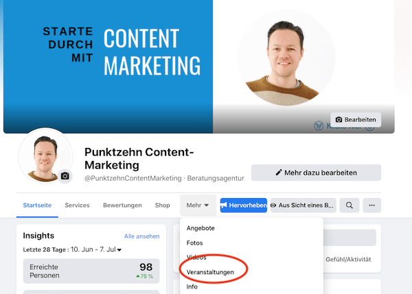 Facebook Veranstaltung erstellen Facebook Veranstaltung Zugang