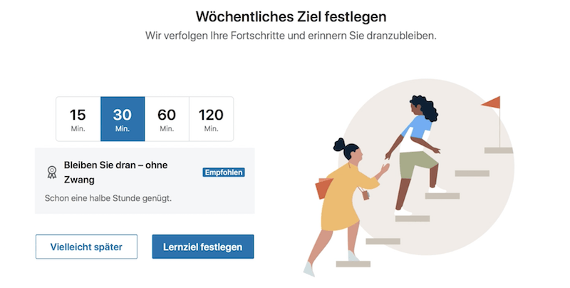 Wochenziel LinkedIn Learning