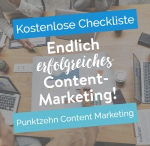 Content Marketing Checkliste Website