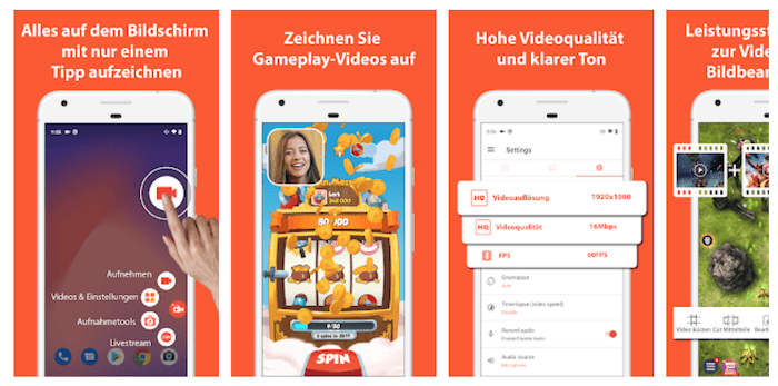 Bildschirmaufnahme android AZ Screen Recorder App Bildschirmaufnahme android AZ Screen Recorder App