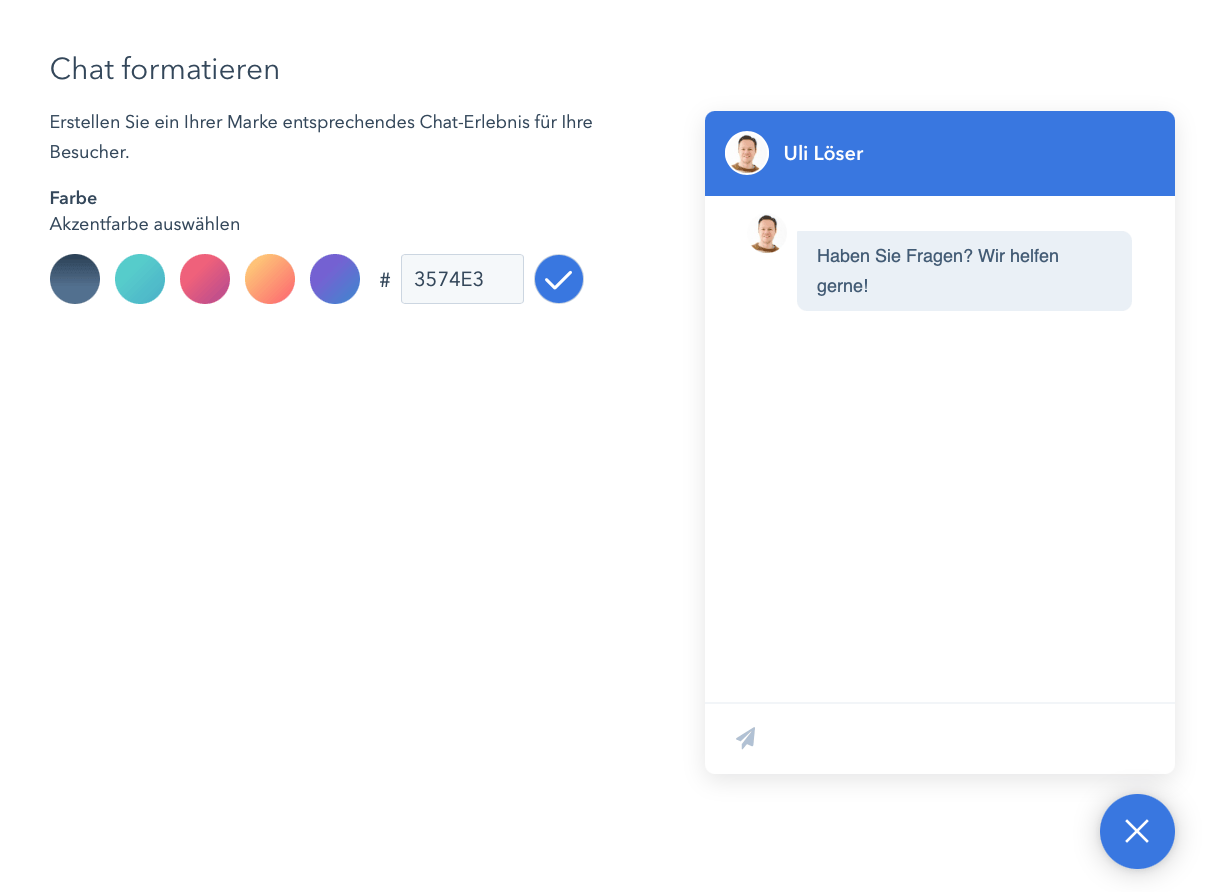 Chat-Flow einrichten HubSpot
