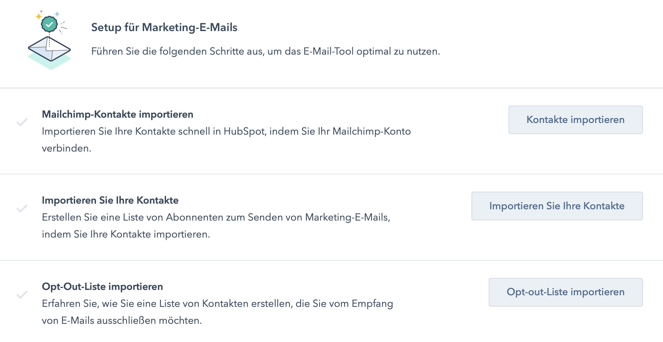 EMail Kontakte importieren