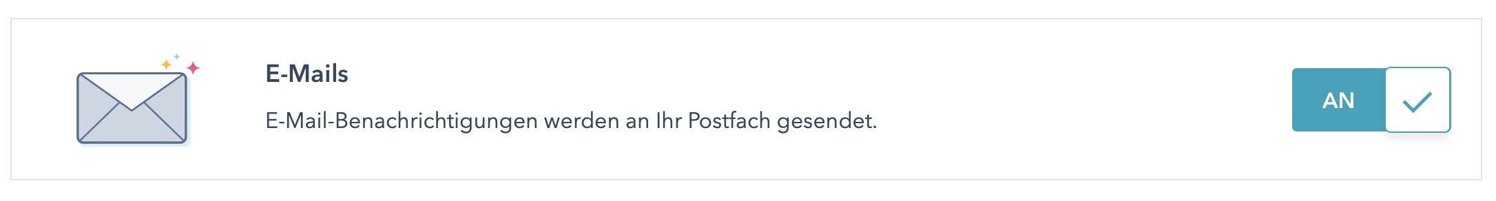 Hub Spot Benachrichtigungen