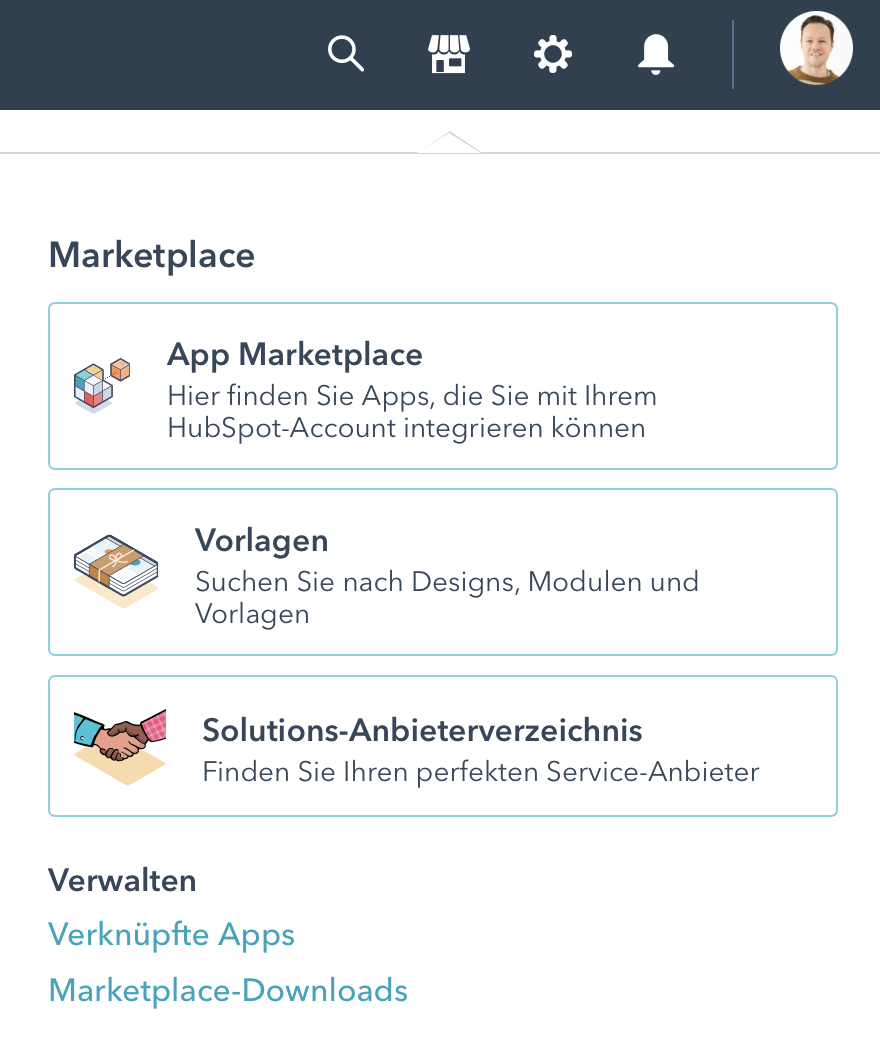 Weitere Hub Spot Funktionen