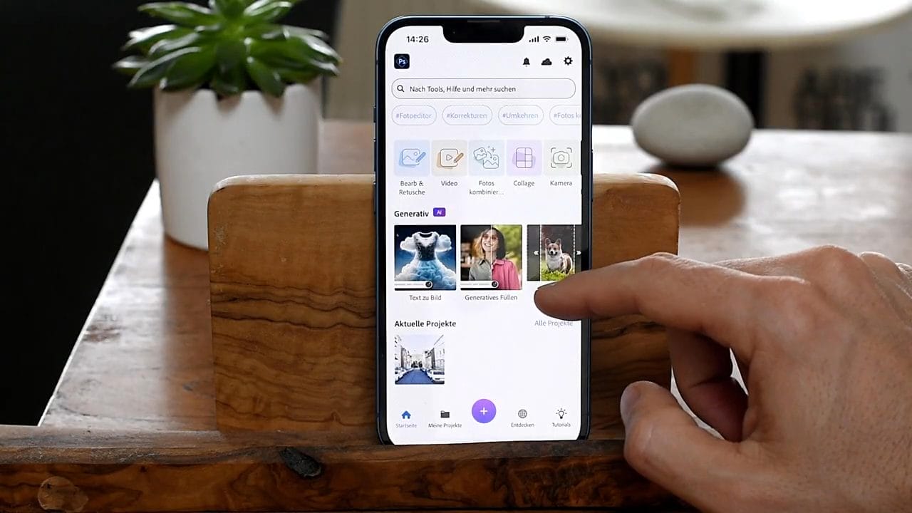 iPhone App Photoshop Express