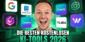 2026 kostenlose KI Tools Thumbnail